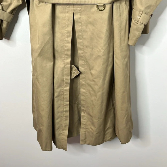 Burberry London Harrods Men’s Double Breasted Khaki Trench Coat - Picture 12 of 13